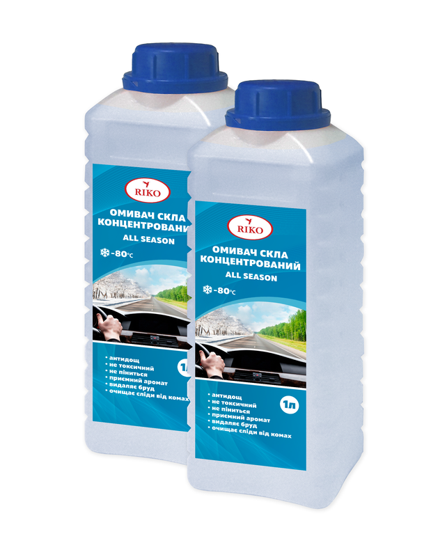 Рідина для склоомивоча RIKO, зима, -80 °С, 1л